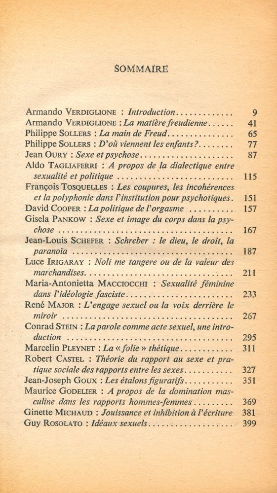 『Sexualité et politique』 2