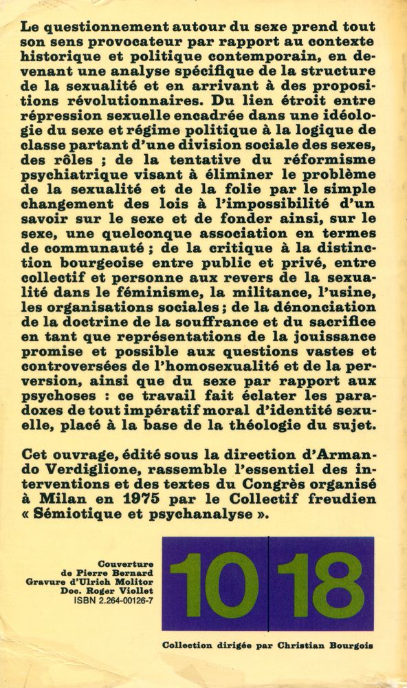 『Sexualité et politique』 3