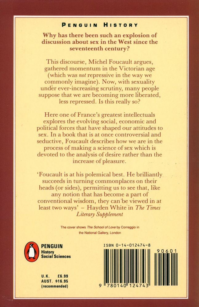 『The HISTORY of SEXUALITY : VOLUME I : AN INTRODUCTION』 3