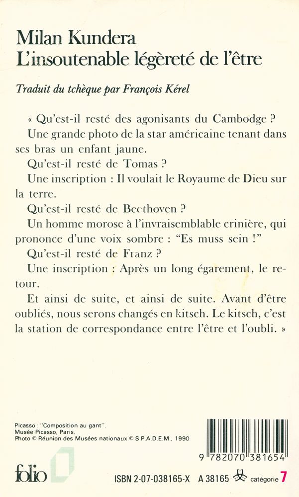 『L'insoutenable légèreté de l'être』 3