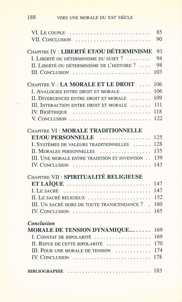 『Vers une morale du XXIe Siècle: Essai sur des rencontres paradoxales』 3