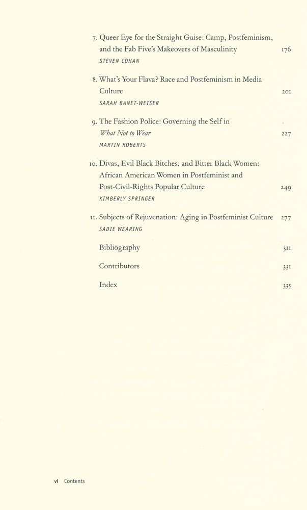 『Interrogating postfeminism : gender and the politics of popular culture』 3