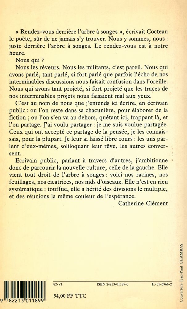 『RÊVER CHACUN POUR L'AUTRE : Sur la politique culturelle』 6