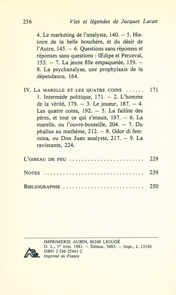 『VIES ET LÉGENDES DE JACQUES LACAN』 3