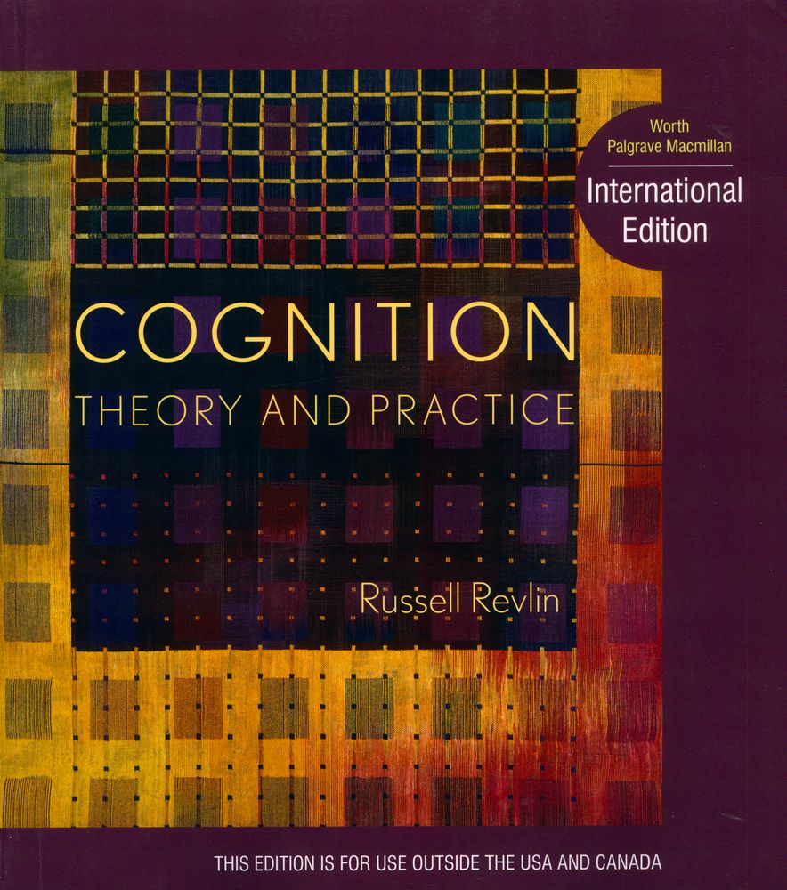 『COGNITION : THEORY AND PRACTICE』 1