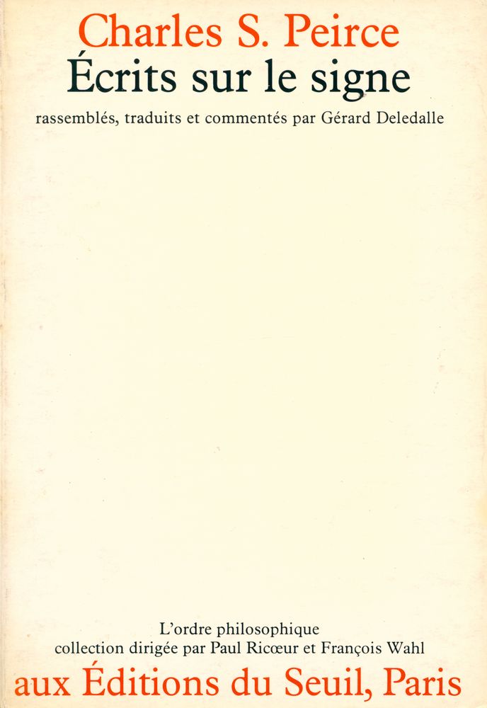 『Écrits sur le signe』 1