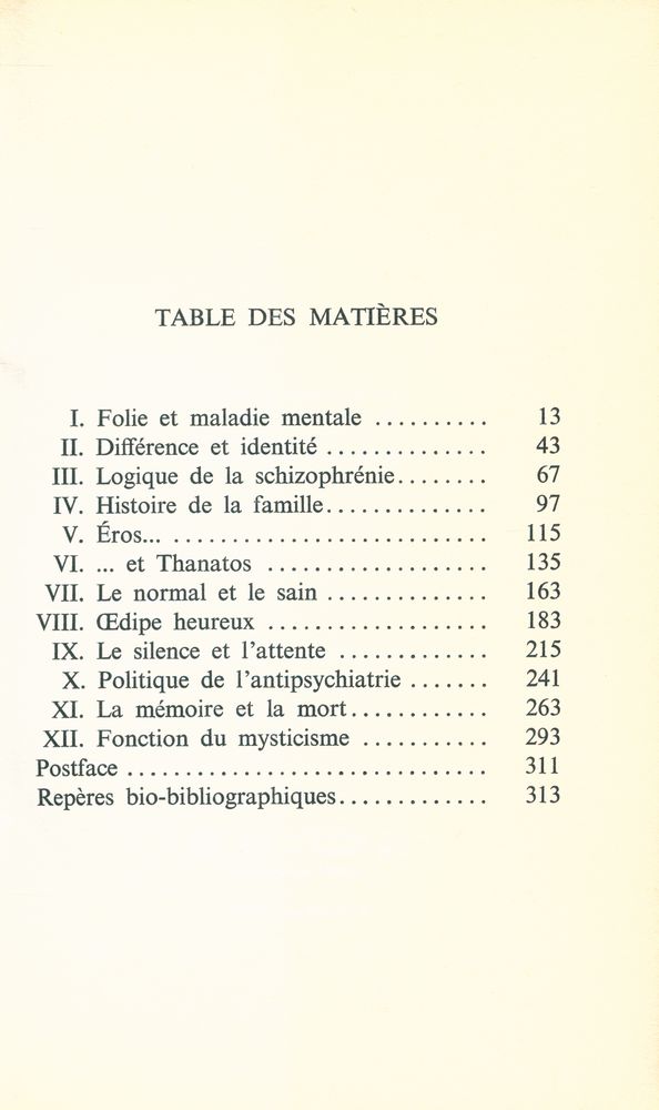 『ANTIPSYCHIATRIE : Les voies du sacré』 2