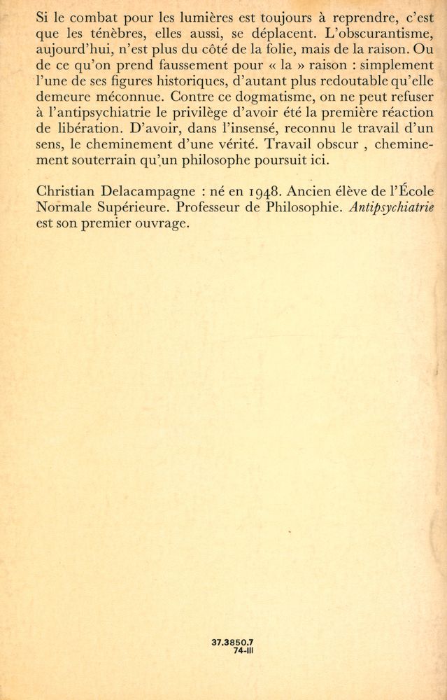 『ANTIPSYCHIATRIE : Les voies du sacré』 3