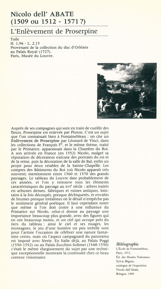 『peinture française : ⅩⅥe - ⅩⅦe』 2