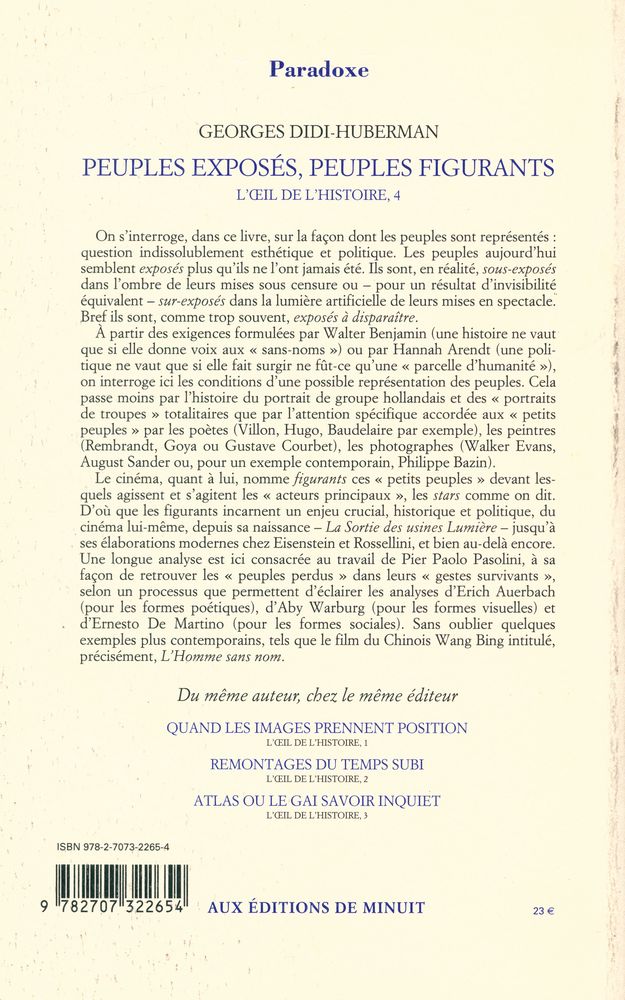 『PEUPLES EXPOSES, PEUPLES FIGURANTS : L'ŒIL DE L'HISTOIRE, 4』 4