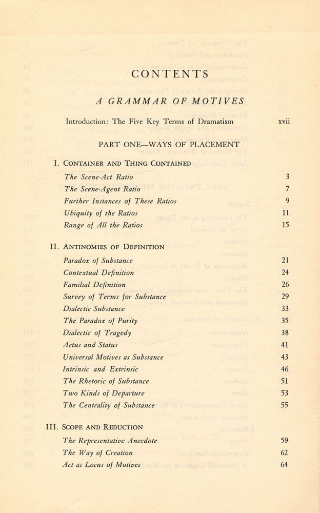 『A Grammar of Motives and A Rhetoric of Motives』 2