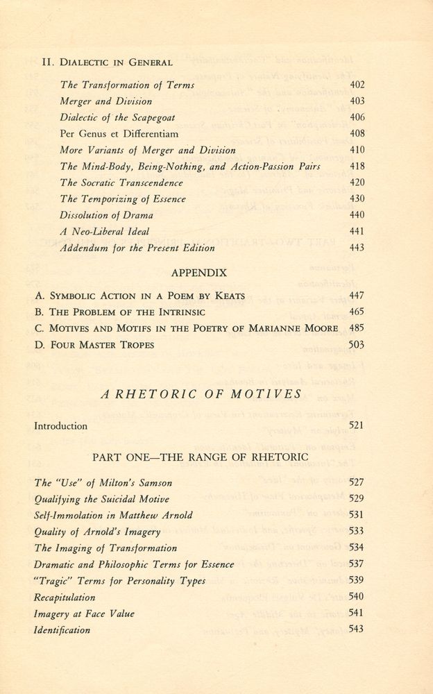 『A Grammar of Motives and A Rhetoric of Motives』 6