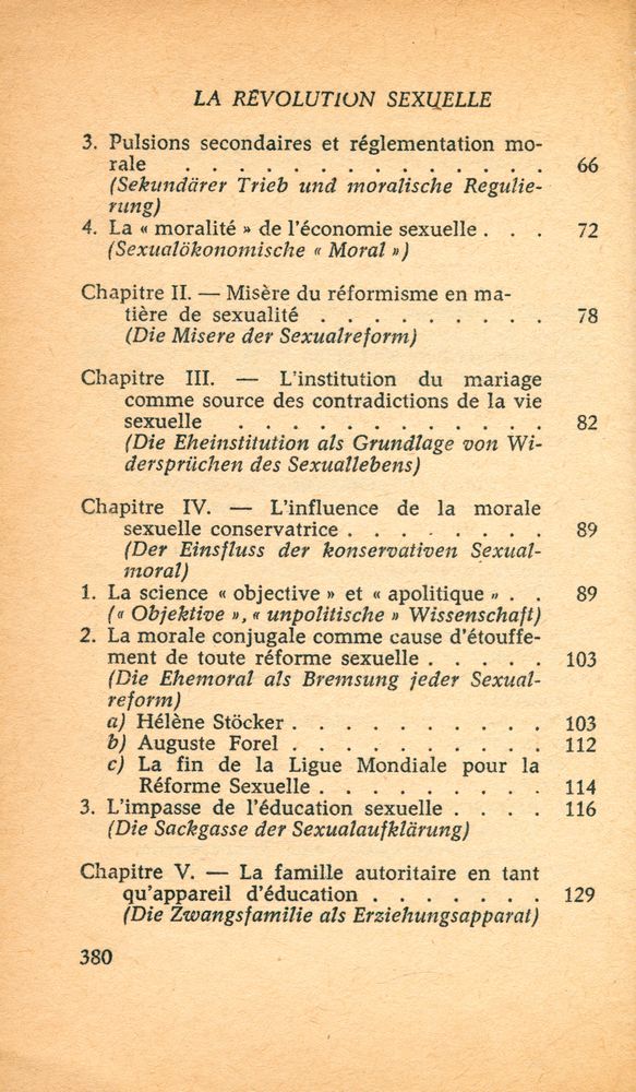 『LA RÉVOLUTION SEXUELLE : Pour une autonomie caractérielle de l'homme』 3
