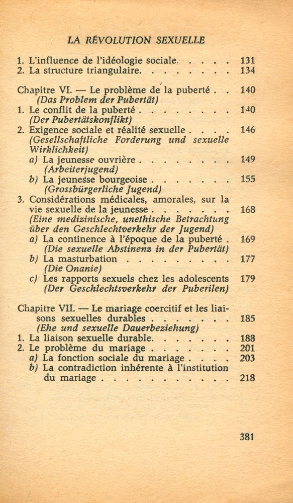 『LA RÉVOLUTION SEXUELLE : Pour une autonomie caractérielle de l'homme』 4