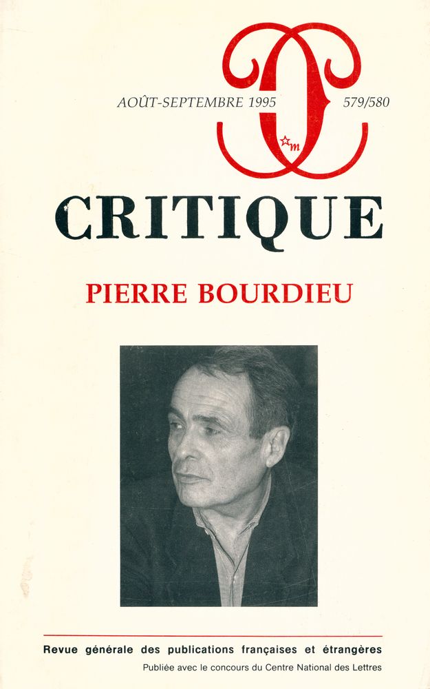 『CRITIQUE』 TOME LI - N° 579 - 580 1
