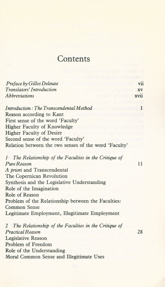 『KANT'S CRITICAL PHILOSOPHY』 2