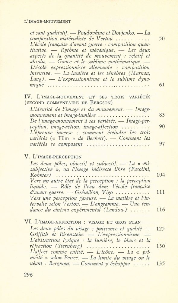 『CINÉMA 1 : L'IMAGE - MOUVEMENT』 3