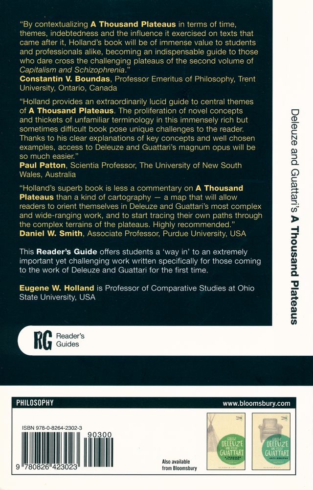 『Deleuze And Guattari's : A thousand plateaus』 3