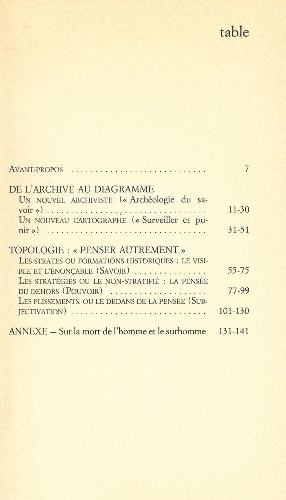 『FOUCAULT』 2