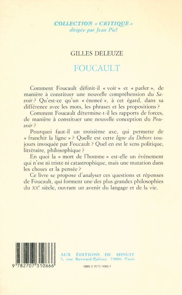 『FOUCAULT』 3