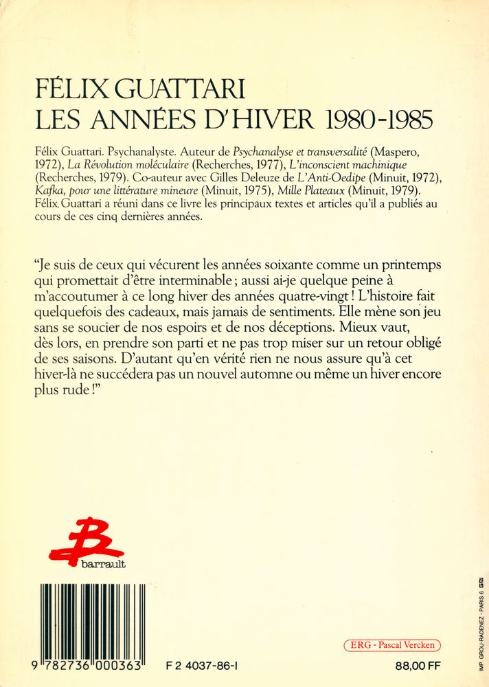『LES ANNÉES D'HIVER : 1980 - 1985』 6