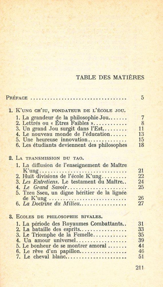 『LA PHILOSOPHIE DE CONFUCIUS : Le courant le plus marquant de la pensèe chinoise』 2