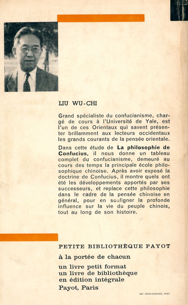 『LA PHILOSOPHIE DE CONFUCIUS : Le courant le plus marquant de la pensèe chinoise』 6
