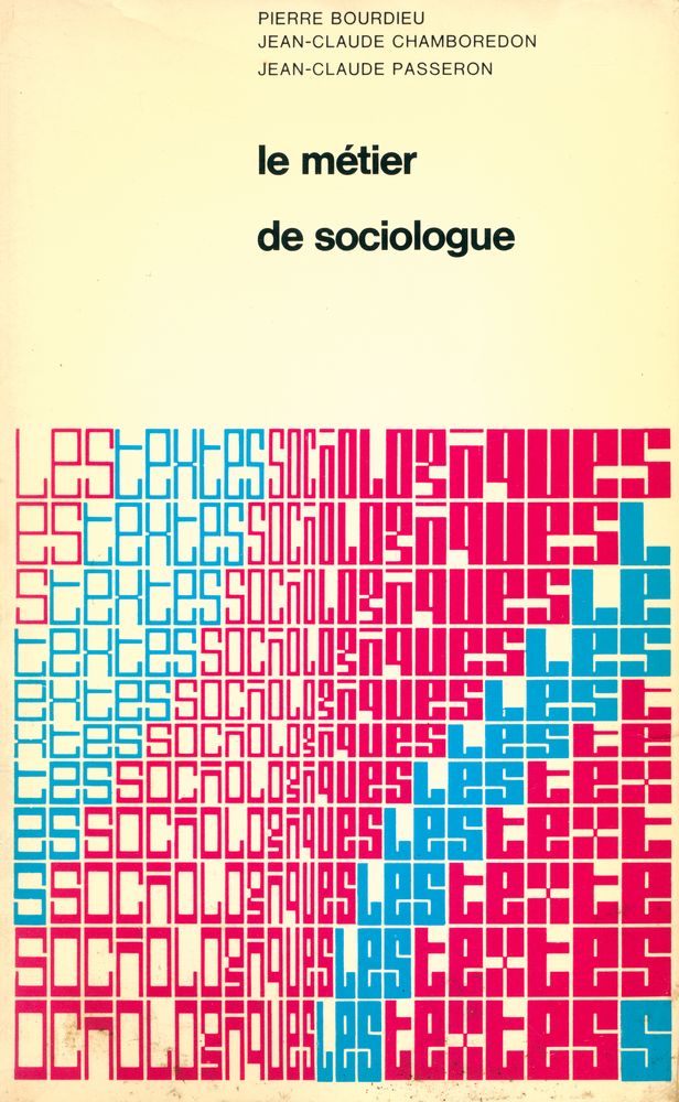 『le métier de sociologue』 1