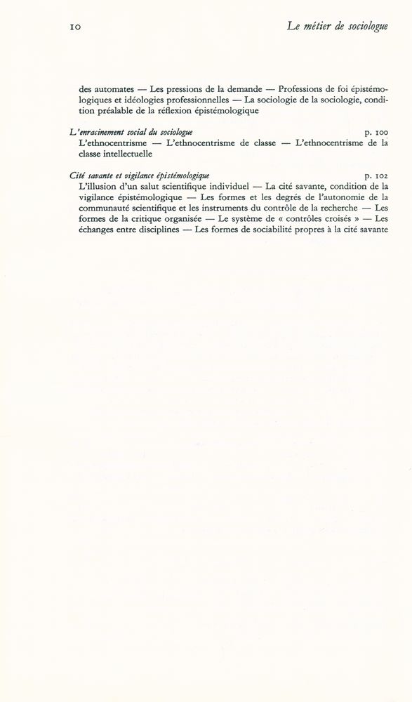 『le métier de sociologue』 5