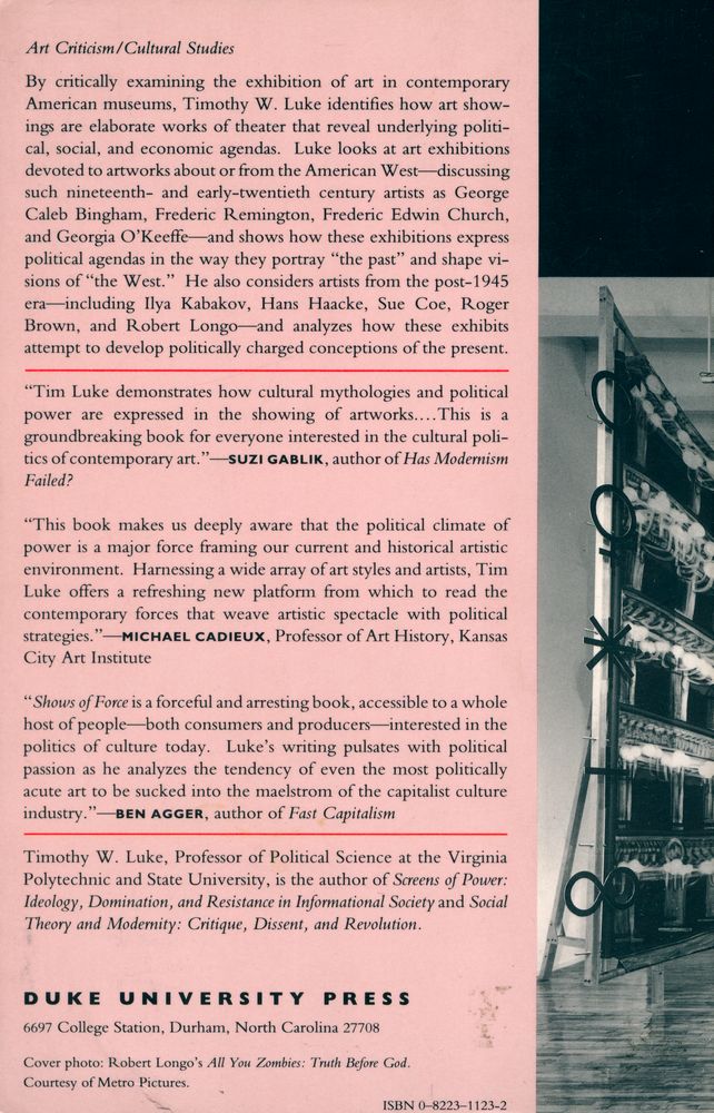 『SHOWS OF FORCE : Power, Politics, and Ideology in Art Exhibitions』 4