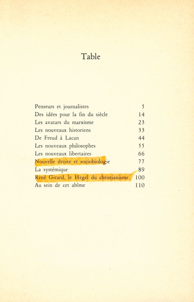 『ENQUÊTE SUR LES IDÉES CONTEMPORAINES』 2