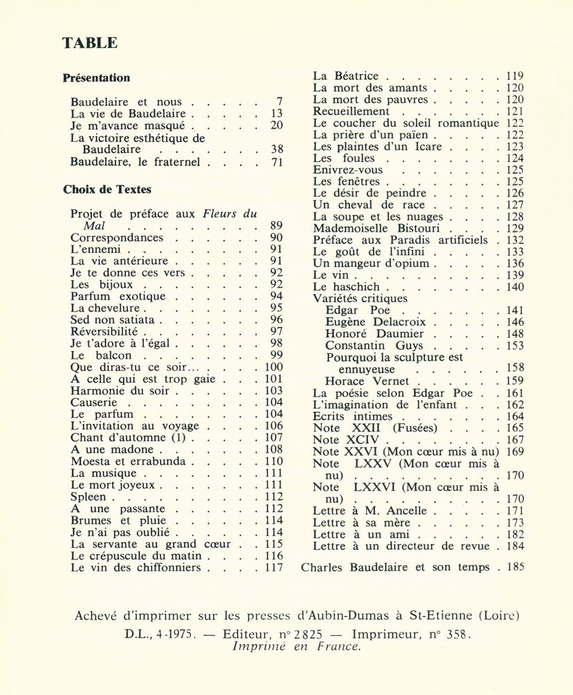 『Charles Baudelaire』 2