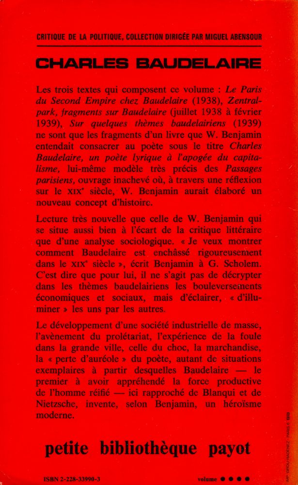 『charles baudelaire: un poète lyrique à l'apogée du capitalisme』 3