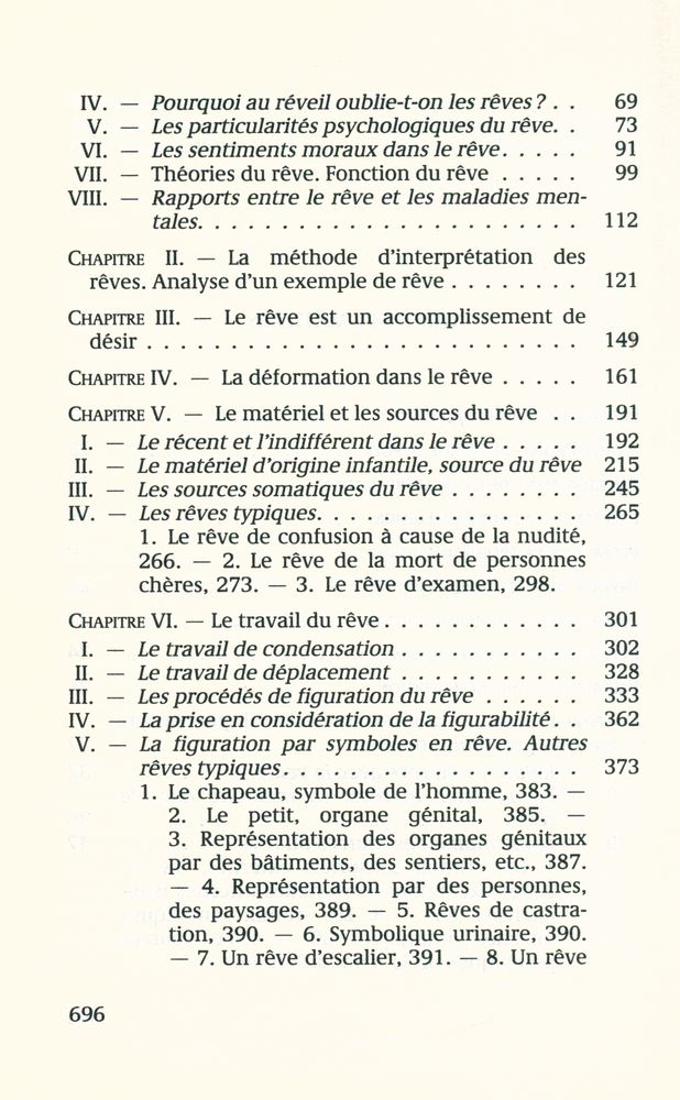 『l'interprétation des rêves』 3