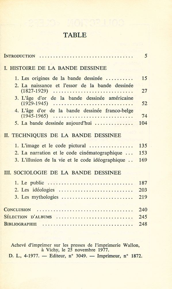 『CLEFS POUR : LA BANDE DESSINEE』 2