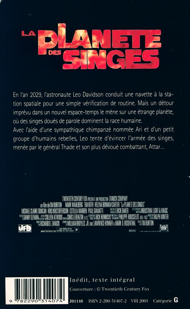 『LA PLANETE DES SINGES』 3
