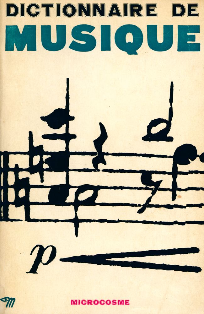 『DICTIONNAIRE DE MUSIQUE』 1