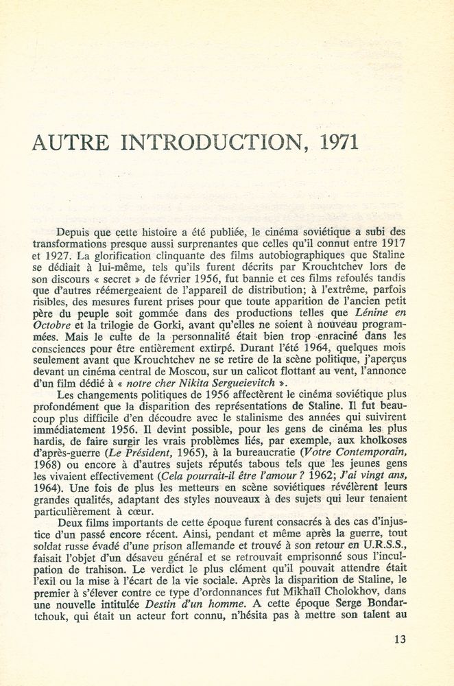 『kino : histoire du cinéma russe et soviétique』 2