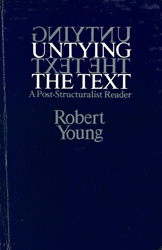 『Untying the text』 1