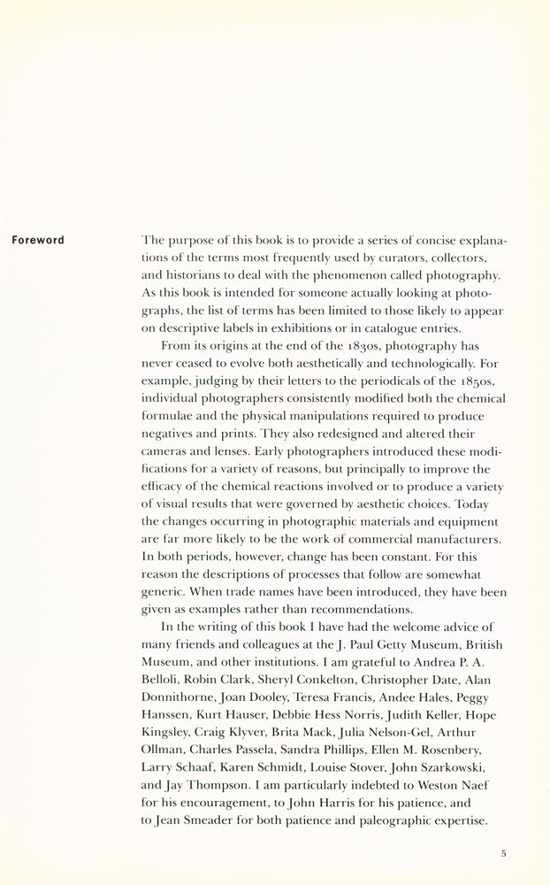 『Looking at photographs : a guide to technical terms』 2