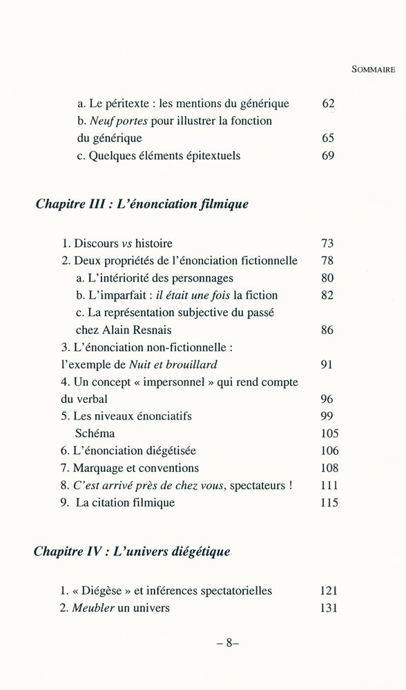 『La fiction au cinéma』 3
