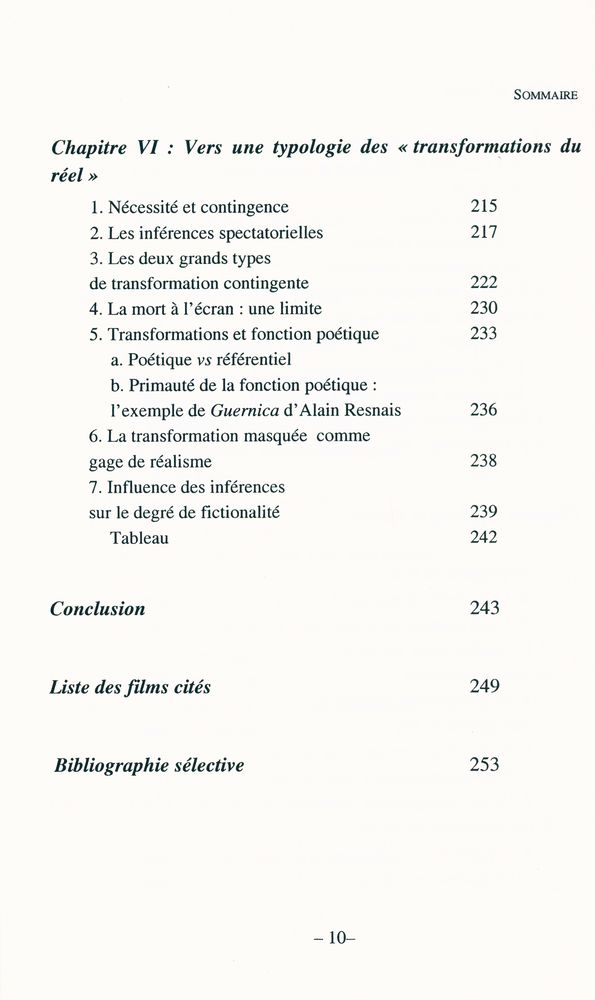 『La fiction au cinéma』 5
