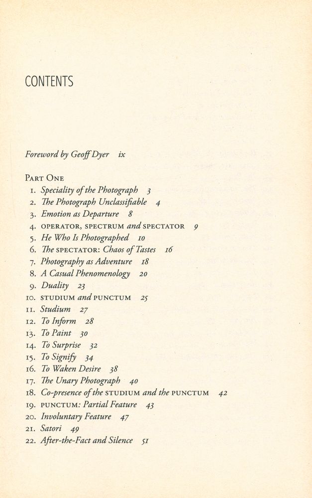 『CAMERA LUCIDA : Reflections on Photography』 2