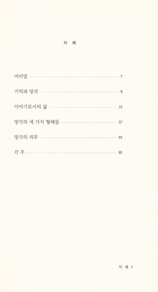 『현대신서 49 - 망각의 형태』 2