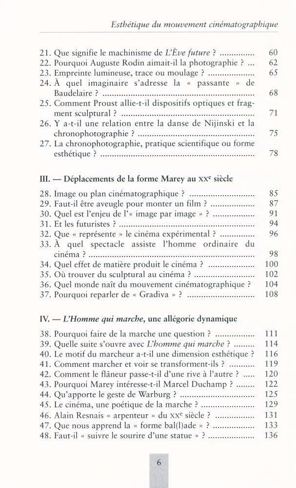 『50 QUESTIONS - Esthétique du mouvement cinématographique』 3