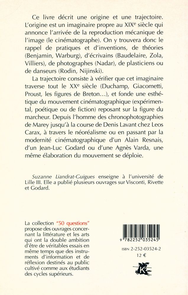 『50 QUESTIONS - Esthétique du mouvement cinématographique』 5