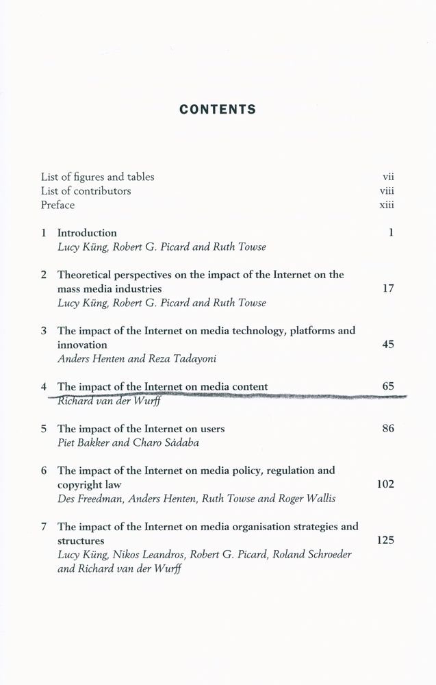 『THE INTERNET and the MASS MEDIA』 2