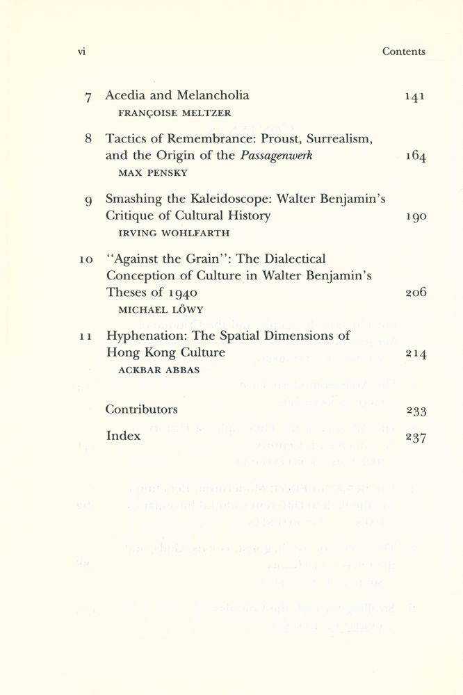 『Walter Benjamin and the demands of history』 3