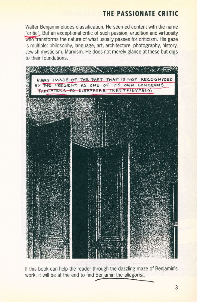 『INTRODUCING Walter Benjamin』 2
