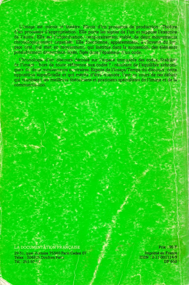 『l'image fixe : espace de l'imge et temps du discours』 4
